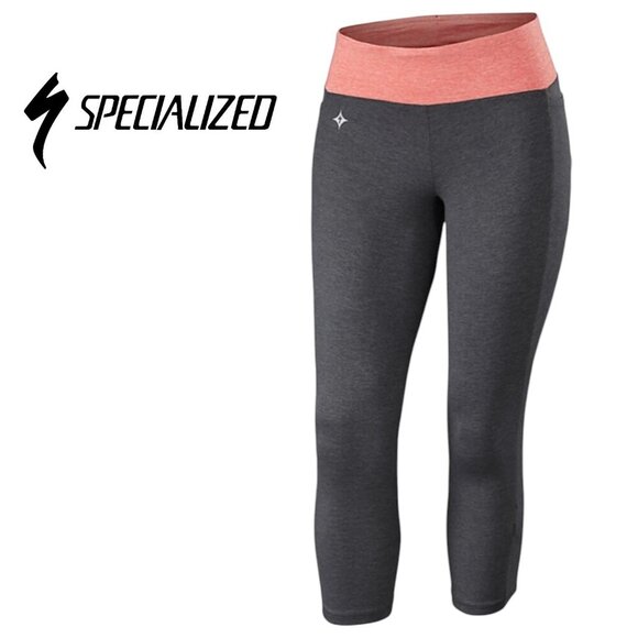 Specialized Shasta Women's 3/4 Cycling tight capri - black heather size medium - Picture 1 of 14
